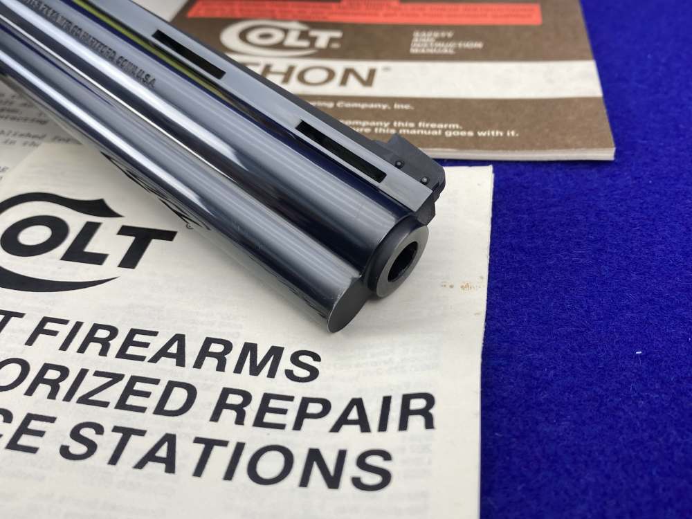 MINT & COMPLETE Colt Python .357Mag Royal Blue 6" COVETED COLT CUSTOM SHOP-img-19