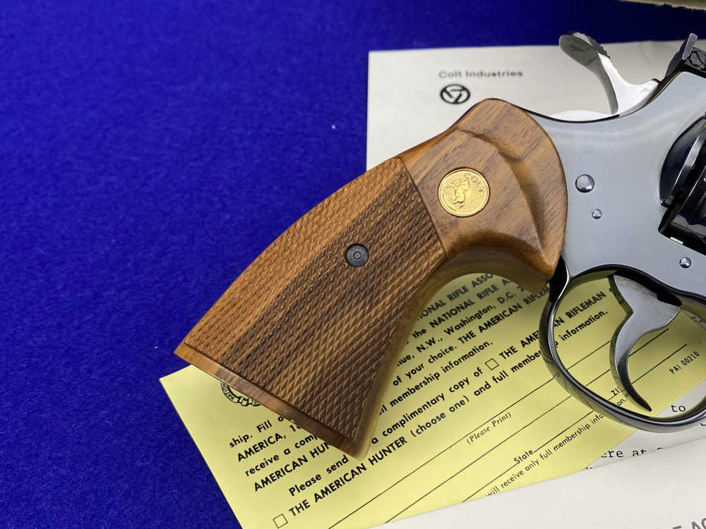MINT & COMPLETE Colt Python .357Mag Royal Blue 6" COVETED COLT CUSTOM SHOP-img-14