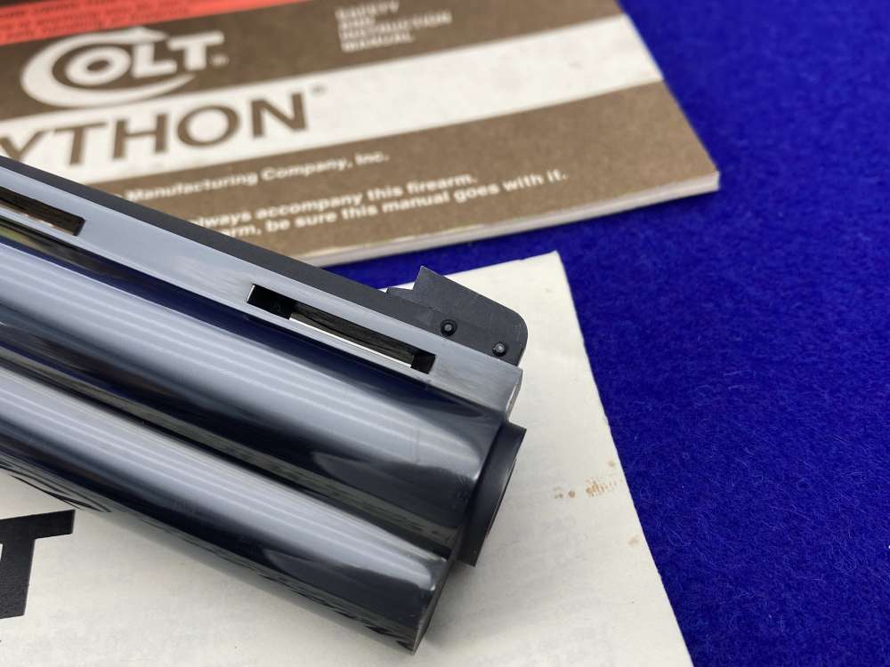 MINT & COMPLETE Colt Python .357Mag Royal Blue 6" COVETED COLT CUSTOM SHOP-img-20