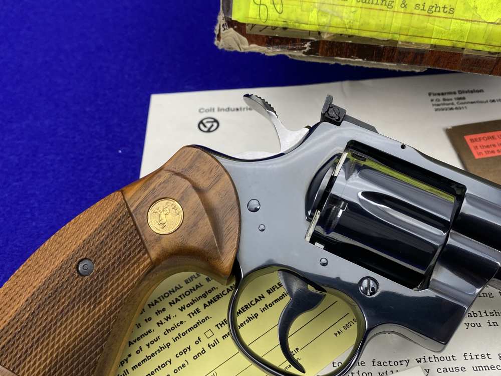MINT & COMPLETE Colt Python .357Mag Royal Blue 6" COVETED COLT CUSTOM SHOP-img-15