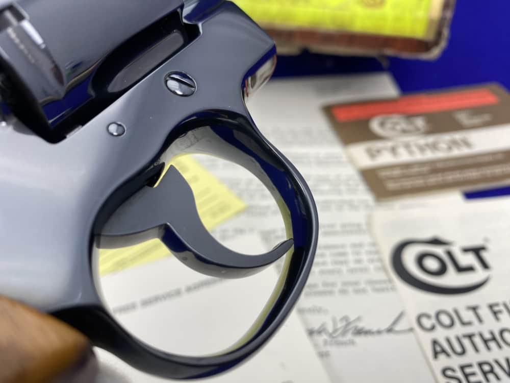 MINT & COMPLETE Colt Python .357Mag Royal Blue 6" COVETED COLT CUSTOM SHOP-img-49