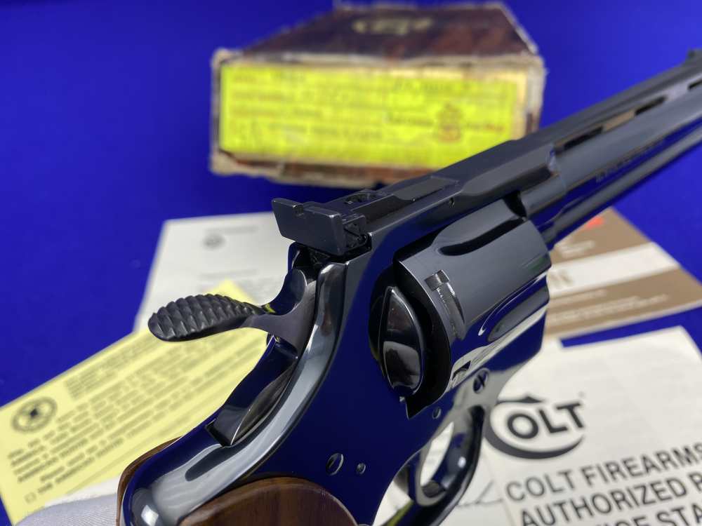 MINT & COMPLETE Colt Python .357Mag Royal Blue 6" COVETED COLT CUSTOM SHOP-img-31