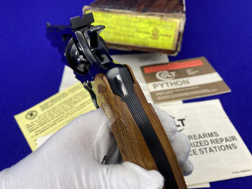 MINT & COMPLETE Colt Python .357Mag Royal Blue 6" COVETED COLT CUSTOM SHOP-img-26