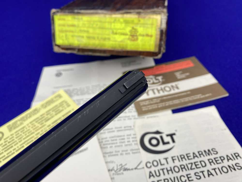 MINT & COMPLETE Colt Python .357Mag Royal Blue 6" COVETED COLT CUSTOM SHOP-img-34