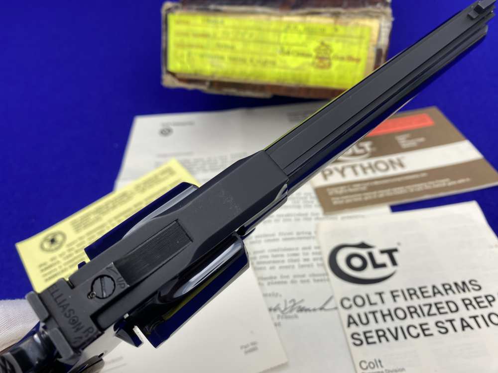MINT & COMPLETE Colt Python .357Mag Royal Blue 6" COVETED COLT CUSTOM SHOP-img-32