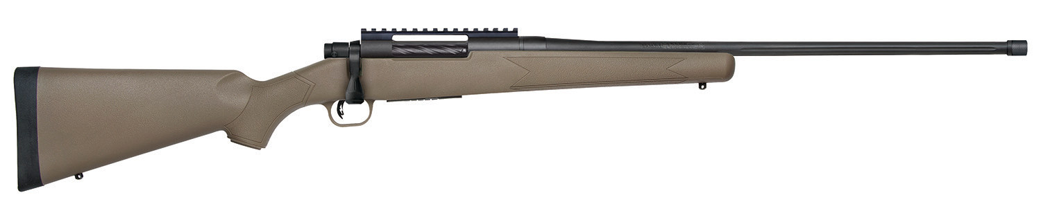 Mossberg Patriot Predator 7mmPRC 3+1 24 Fluted/Threaded Blued FDE Syn Stock-img-2