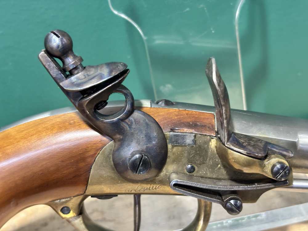 Hopkins and Allen French Belt Flintlock Pistol Reproduction .68 Caliber-img-3