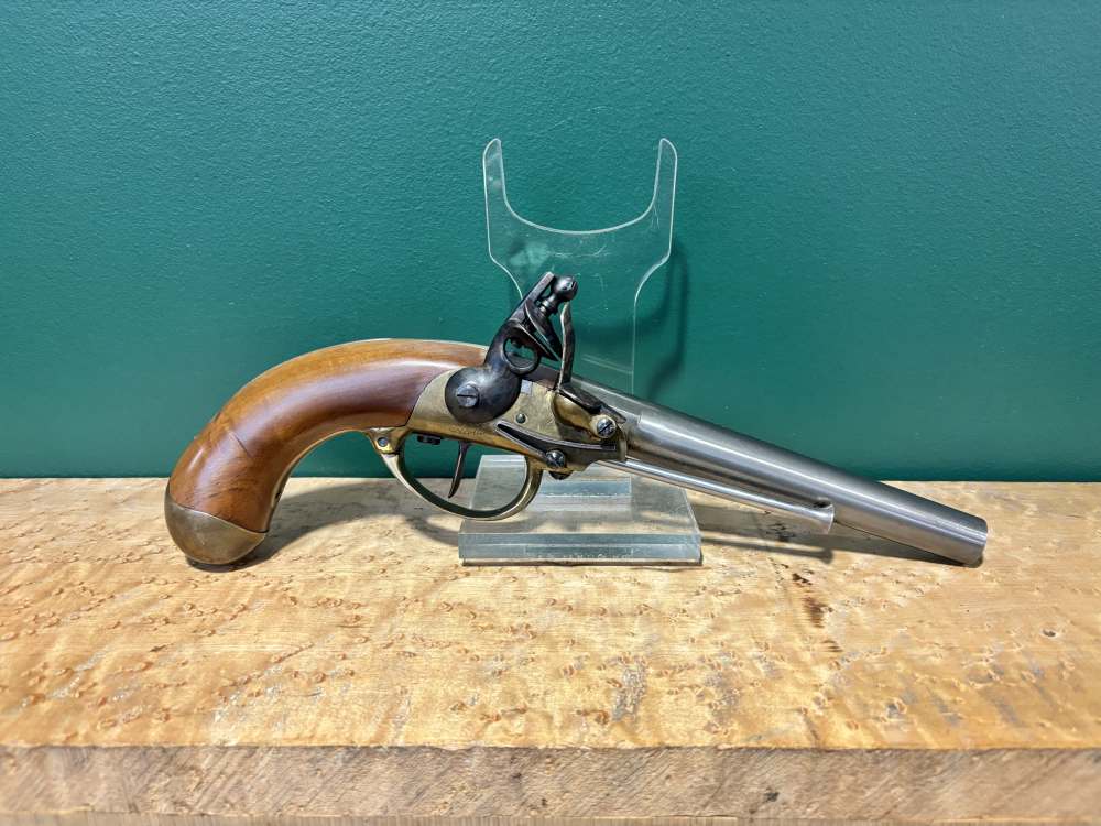 Hopkins and Allen French Belt Flintlock Pistol Reproduction .68 Caliber-img-0