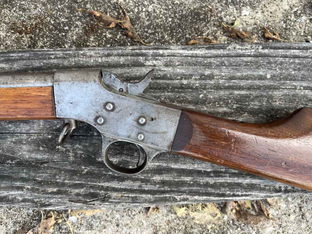 Meriden Model 10 22 Cal Single Shot Rolling Block PENNY NO RESERVE! .01 -img-7