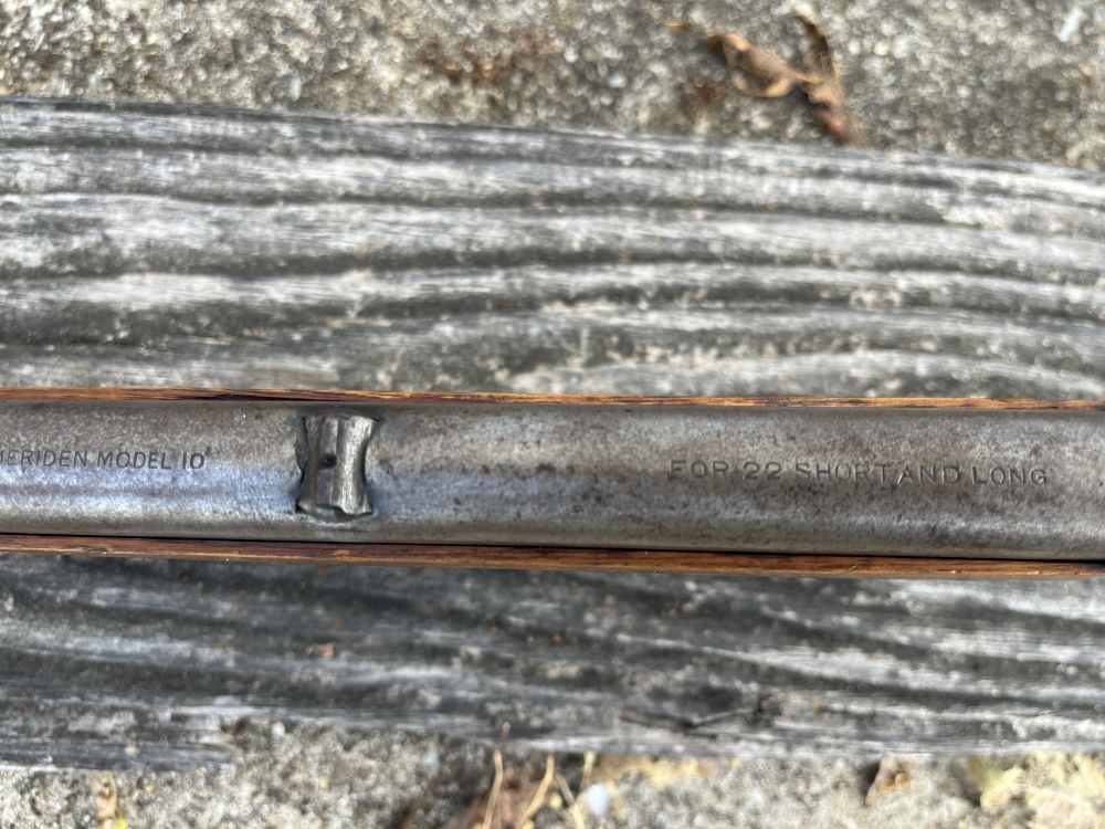 Meriden Model 10 22 Cal Single Shot Rolling Block PENNY NO RESERVE! .01 -img-46