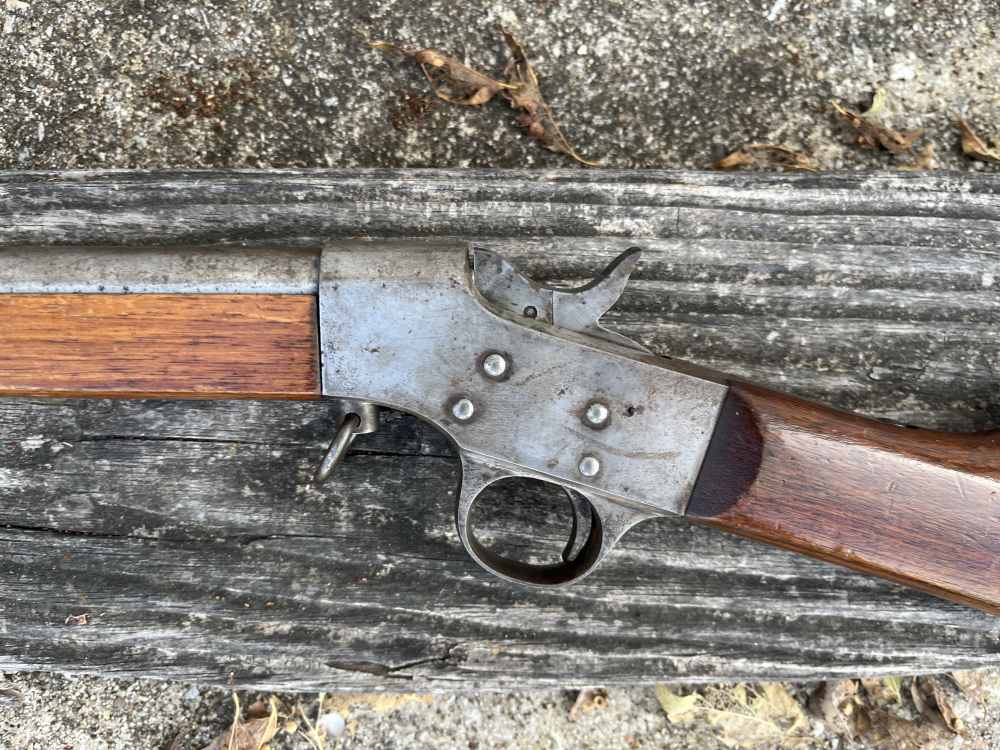 Meriden Model 10 22 Cal Single Shot Rolling Block PENNY NO RESERVE! .01 -img-6