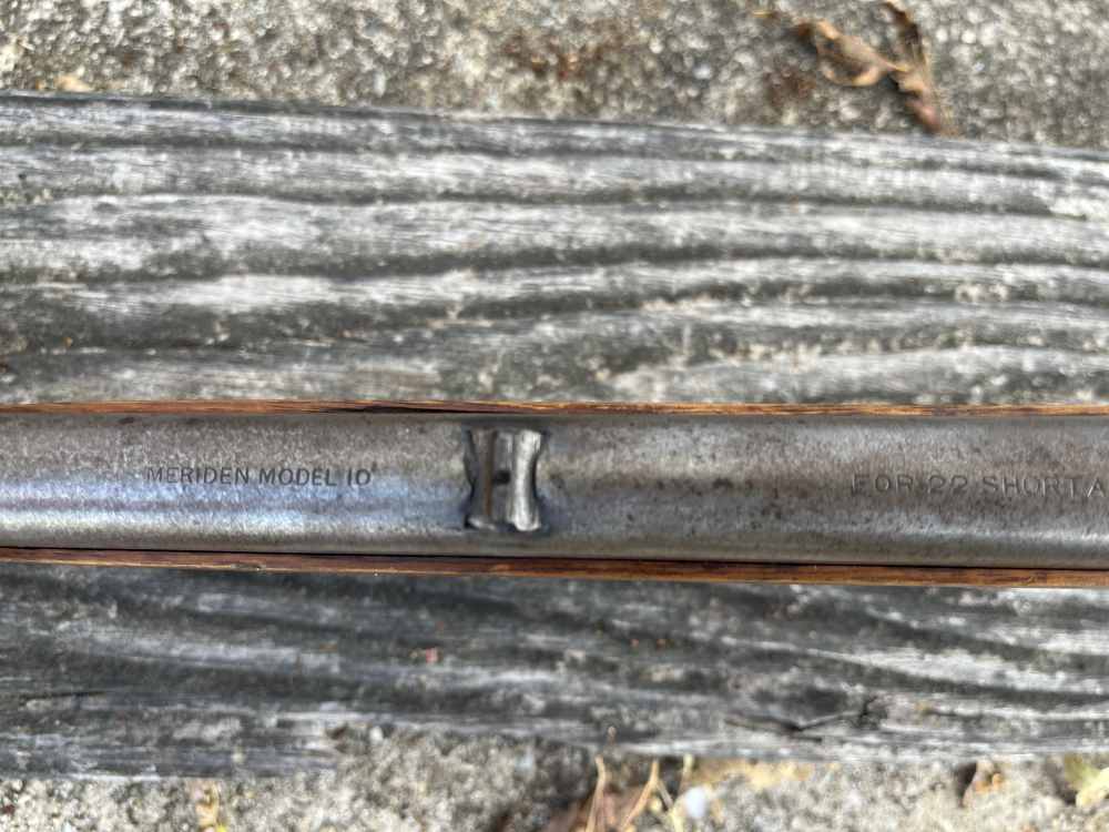 Meriden Model 10 22 Cal Single Shot Rolling Block PENNY NO RESERVE! .01 -img-45