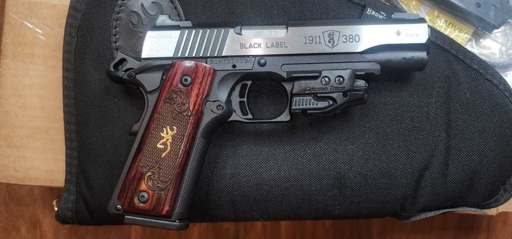 Browning 1911-380 Black Label Medallion 380 ACP Matte Black -img-2