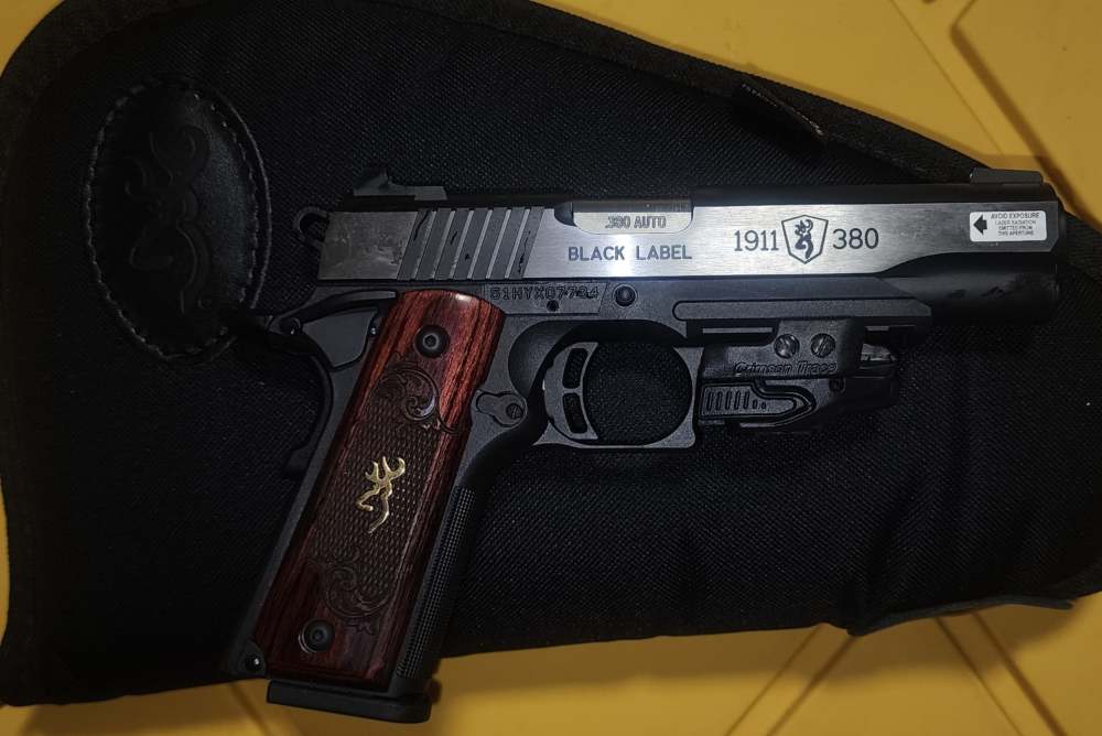 Browning 1911-380 Black Label Medallion 380 ACP Matte Black -img-0