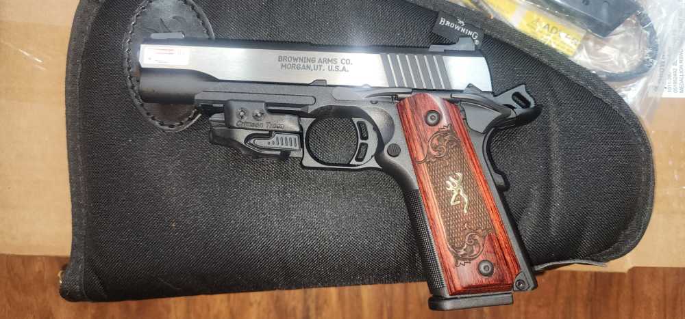 Browning 1911-380 Black Label Medallion 380 ACP Matte Black -img-4