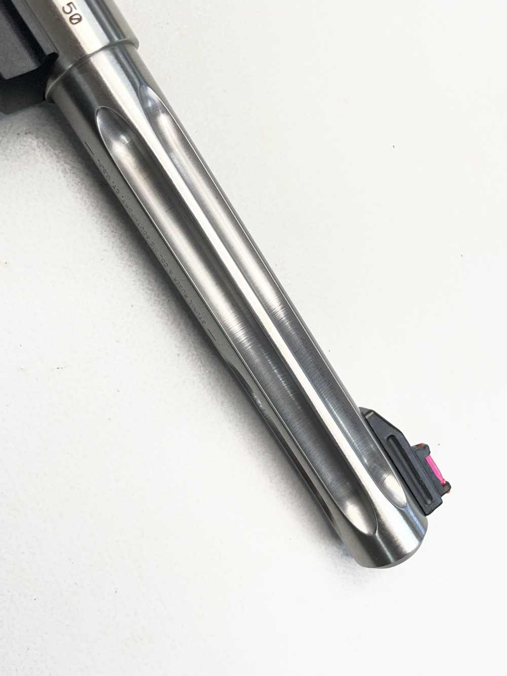 Ruger MK III Hunter fluted stainless .22 lr semi auto 22/45 grip in box 6"-img-4