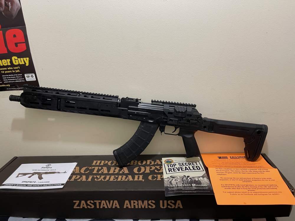 Zastava ZPAPM70 XR Extended Rail Z PAP M70 7.62x39 AK-47 ZR776XR magpul  -img-0