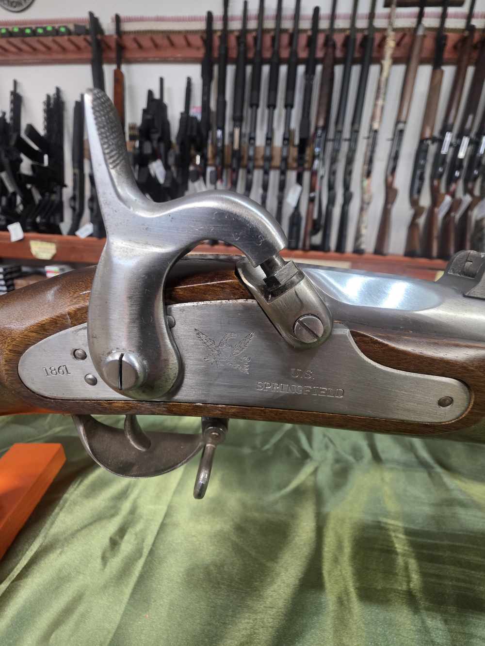 1861 Springfield Italian Reproduction 58 Cal Minty -img-2