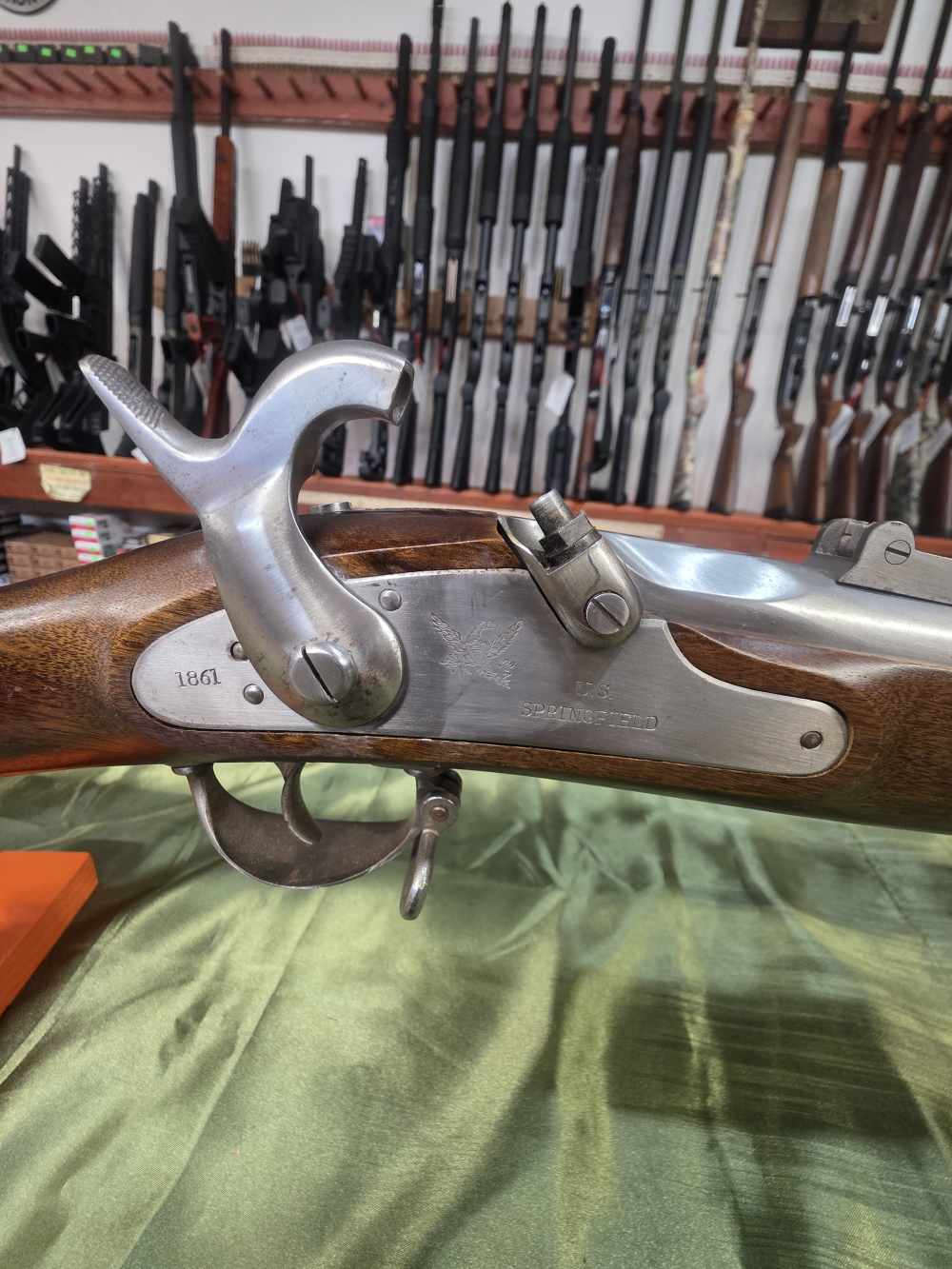 1861 Springfield Italian Reproduction 58 Cal Minty -img-1