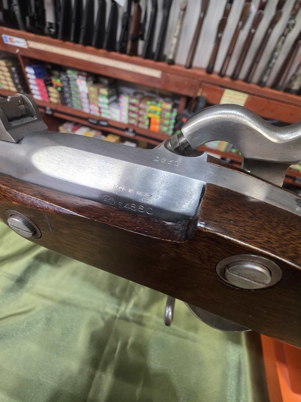 1861 Springfield Italian Reproduction 58 Cal Minty -img-16