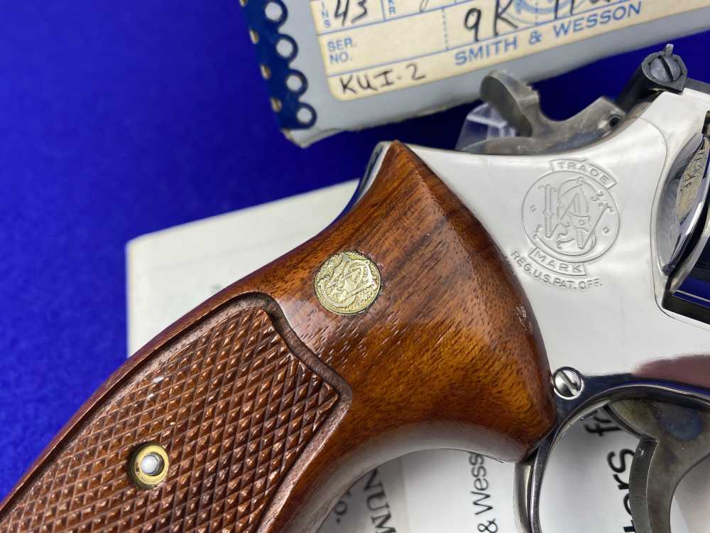 1975 Smith Wesson 19-3 Combat Magnum *HIGHLY SOUGHT AFTER NICKEL 4" BARREL*-img-16