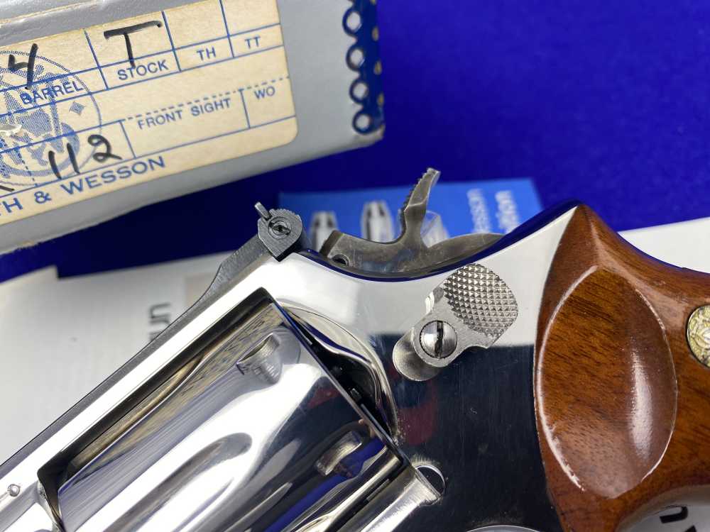 1975 Smith Wesson 19-3 Combat Magnum *HIGHLY SOUGHT AFTER NICKEL 4" BARREL*-img-8