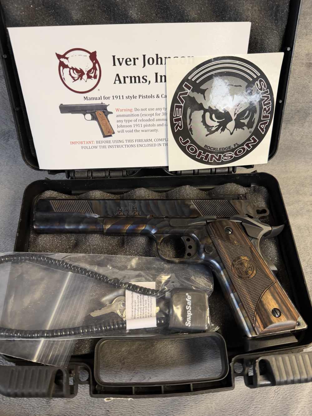ver Johnson Arms Eagle XL .45 ACP 6" 8rd Pistol, Case Colored Penny Bid-img-7