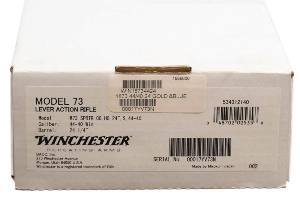 Winchester 1873 "One of One Thousand" ONLY 35 EVER MADE 24" 44-40 GRADE 5/6-img-13