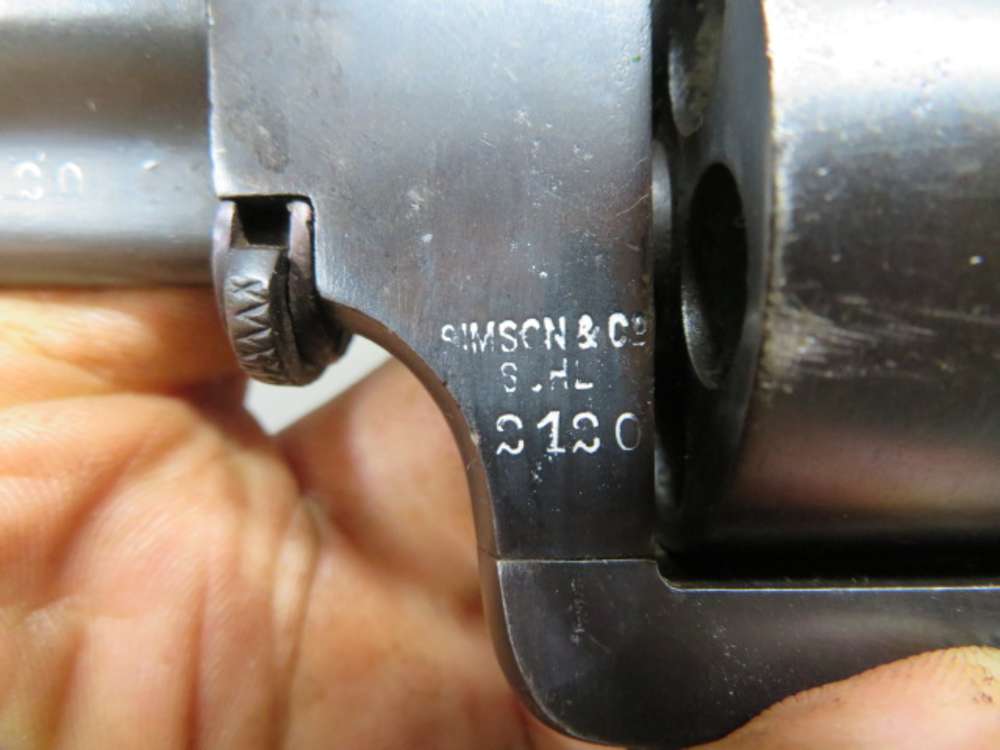 ANTIQUE ARGENTINE MODEL 1893 NAGANT REVOLVER-SIMSON & CO. SUHL-img-6