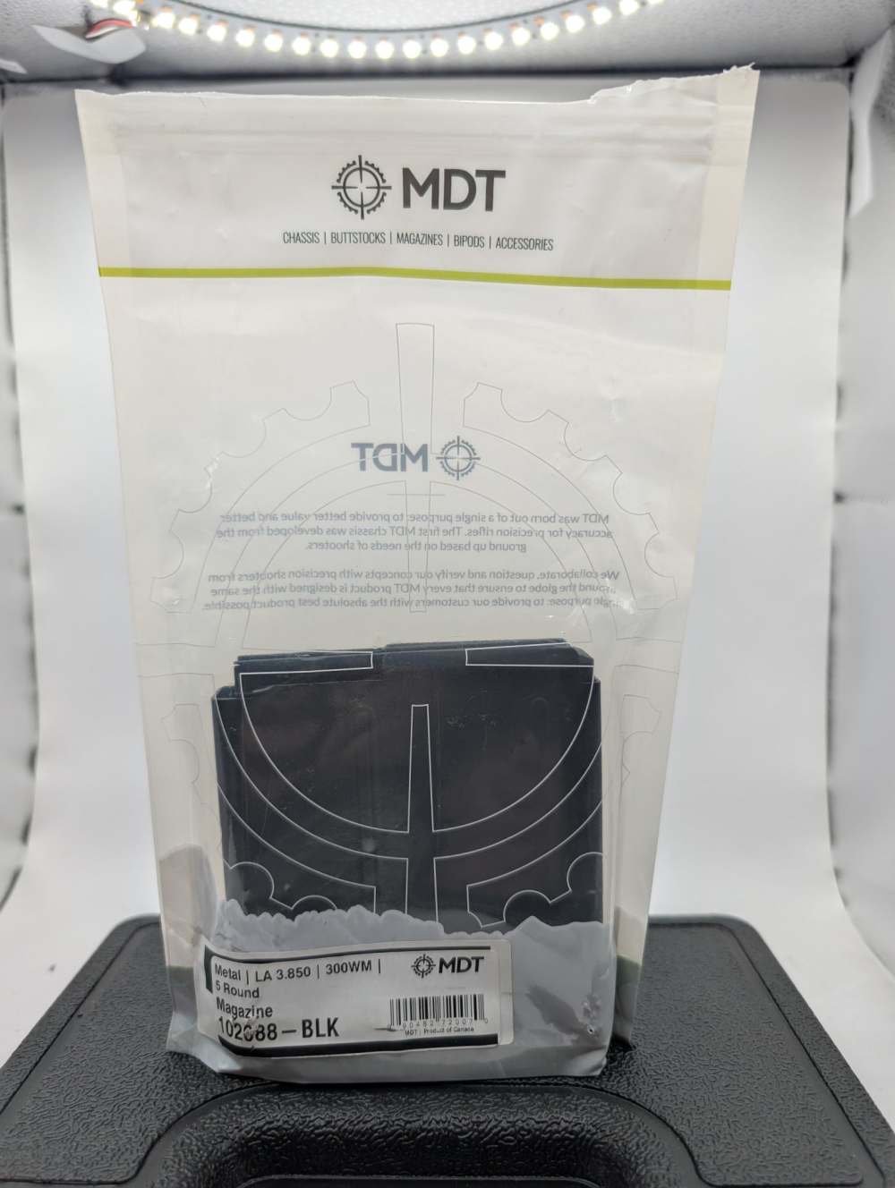 MDT LA MAGAZINE 5 ROUND METAL, 3.85" AICS. 300WM, 7PRC, 7REM MAG - NEW!-img-0