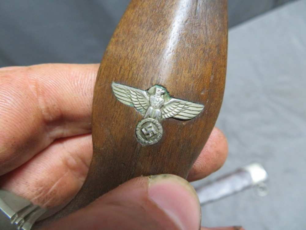 WWII GERMAN SA DAGGER-ORIGINAL-GROUND ROHM-GEBRUDER HELLER-img-11