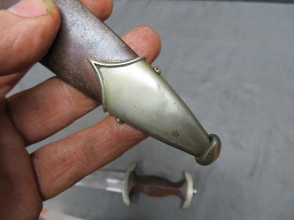 WWII GERMAN SA DAGGER-ORIGINAL-GROUND ROHM-GEBRUDER HELLER-img-16