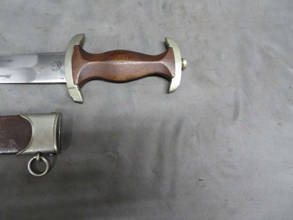 WWII GERMAN SA DAGGER-ORIGINAL-GROUND ROHM-GEBRUDER HELLER-img-5