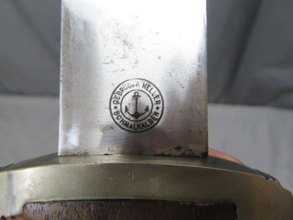 WWII GERMAN SA DAGGER-ORIGINAL-GROUND ROHM-GEBRUDER HELLER-img-7