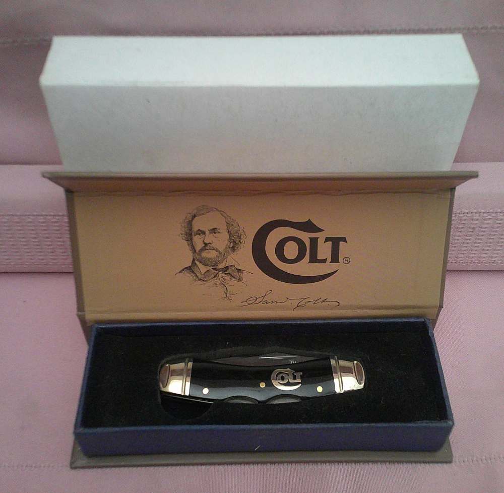 NIB Colt Titanium Sowbelly Dual Lock back 2 Blade Folding Pocket Knife!-img-8
