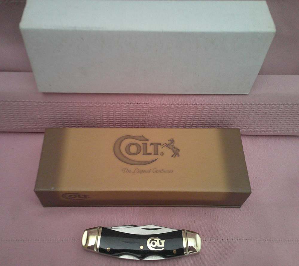 NIB Colt Titanium Sowbelly Dual Lock back 2 Blade Folding Pocket Knife!-img-7