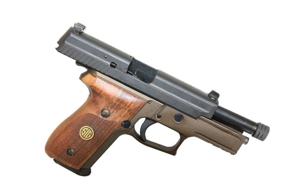 Sig Sauer P229 - Custom Bronze Cerakote, Threaded Barrel, Trijicon Sights -img-6