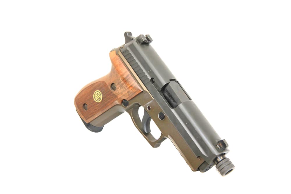 Sig Sauer P229 - Custom Bronze Cerakote, Threaded Barrel, Trijicon Sights -img-2