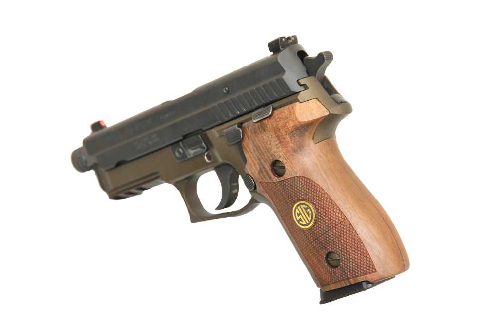 Sig Sauer P229 - Custom Bronze Cerakote, Threaded Barrel, Trijicon Sights -img-3