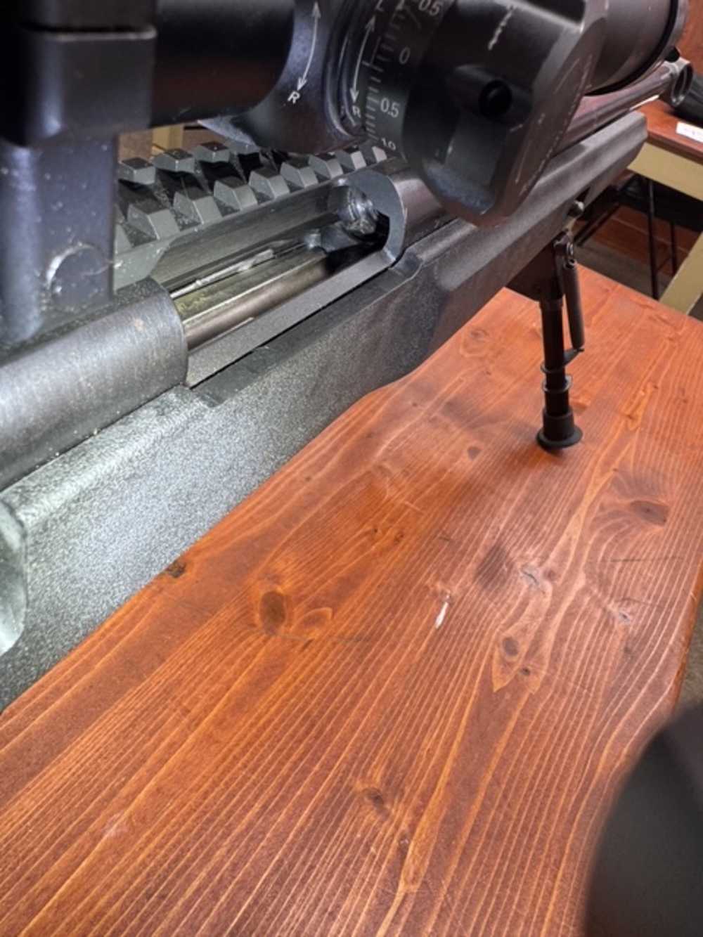 Long Range Remington 700 w/ 5-25x56 - Heavy Douglas Barrel - Choate Chassis-img-15