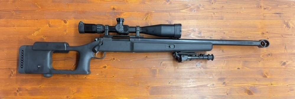 Long Range Remington 700 w/ 5-25x56 - Heavy Douglas Barrel - Choate Chassis-img-0