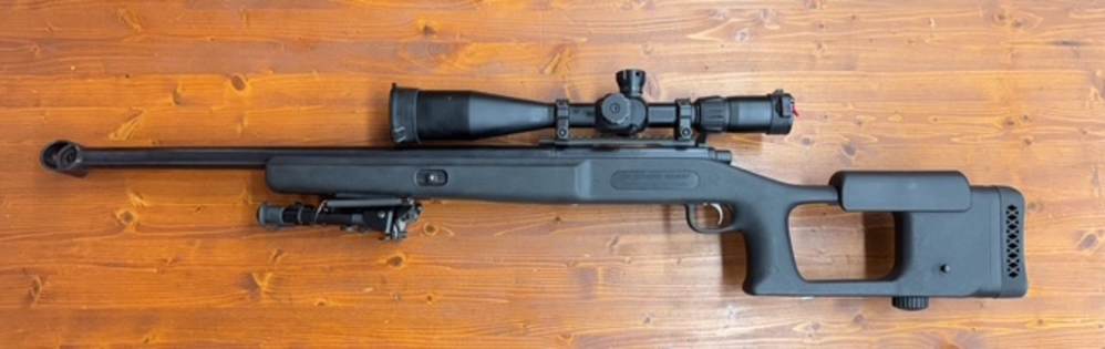 Long Range Remington 700 w/ 5-25x56 - Heavy Douglas Barrel - Choate Chassis-img-6