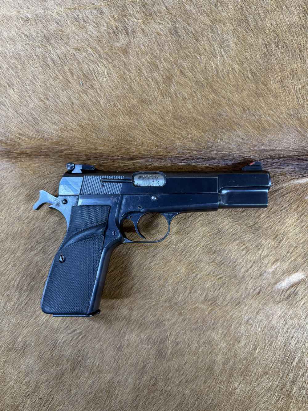BROWNING HI-POWER 9MM PISTOL 1977 VINTAGE 4.65" BARREL 13+1 BLUED USED-img-0