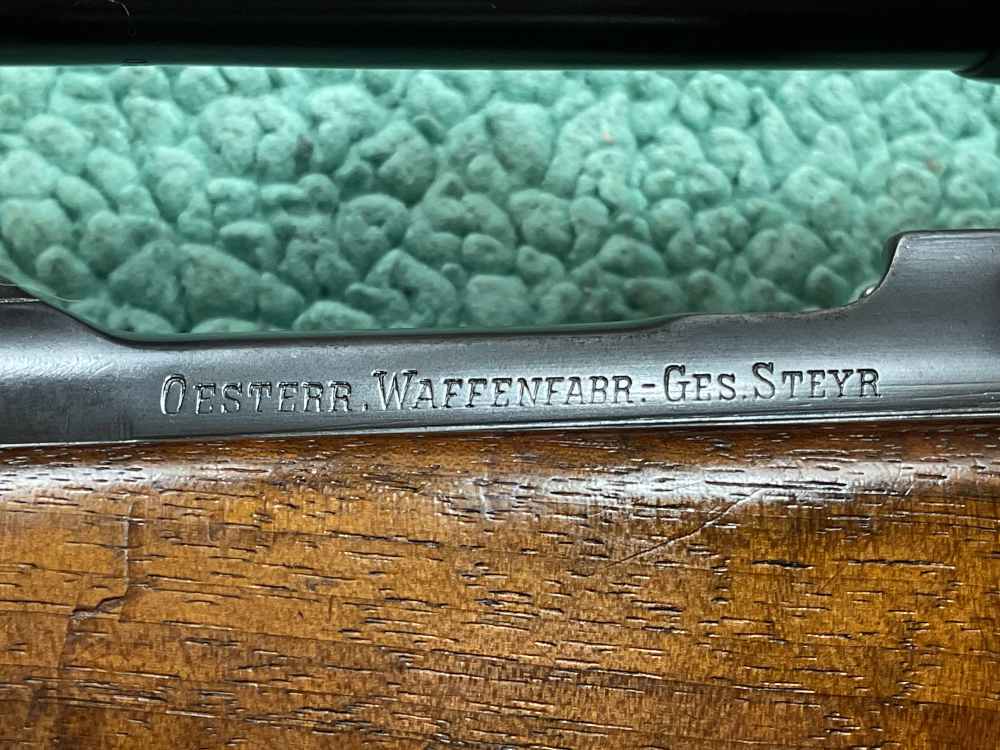 Steyr Mannlicher 8x56 Rifle Built by Master Gunsmith Peter Hambrusch Scoped-img-74