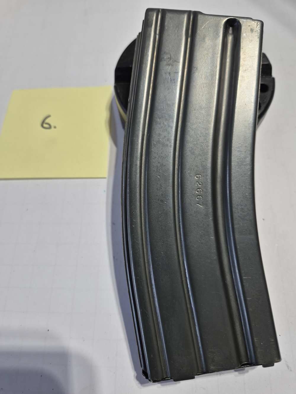 Colt Mfg. 30 Rd. Magazine Numbered Body and Emerald Green Follower Retro AR-img-0