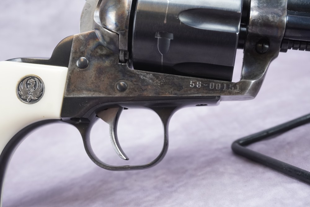 Ruger Vaquero .45 Colt 5.5" Blued/Case Hardened w/ Faux Ivory Grips-img-10