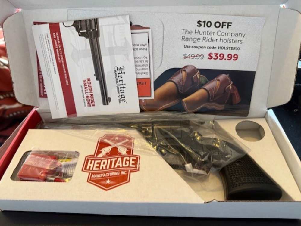 Heritage Rough Rider Revolver 6.5" Poly Star 6rd 22LR NEW-img-0