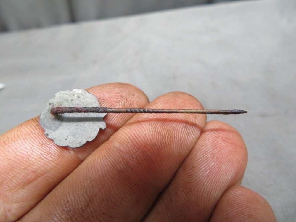 WWII GERMAN ARMY SILVER DRIVER’S PROFICIENCY BADGE STICKPIN-img-2