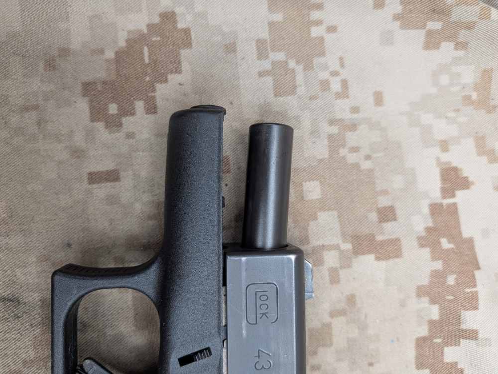 Glock 43 9MM Slimline G43 Police Trade In USED Night Sights-img-5