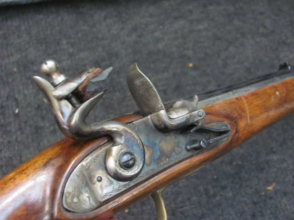 Vintage 44 Cal Kentucky - Kentuckian - Flintlock -Really  Light Rifle Italy-img-43